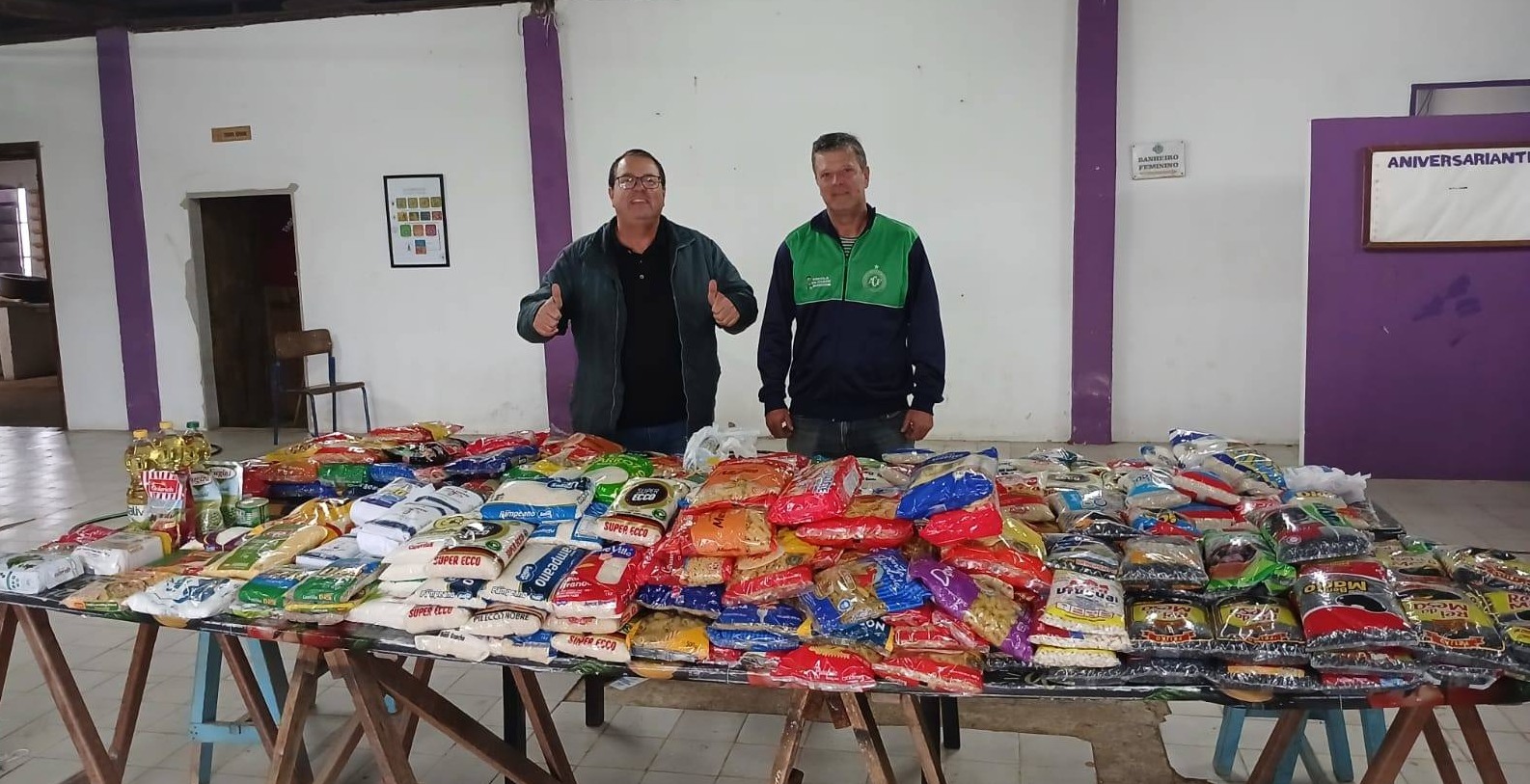 EVENTO ESPORTIVO EM QUARAÍ ARRECADA ALIMENTOS PARA O LAR DO IDOSO